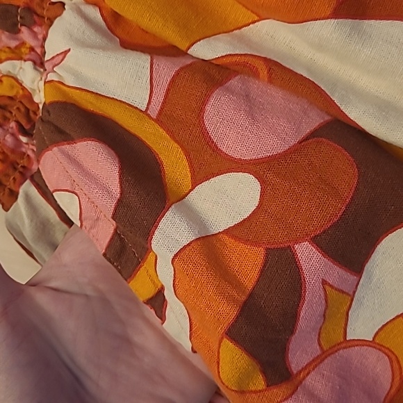 LIKE NEW AVA & VIV Mod Retro-Inspo Linen Blend High Waist Shorts - Picture 4 of 11